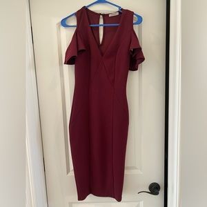 Maroon dress size small